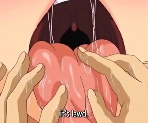 touching hentai girl s tongue