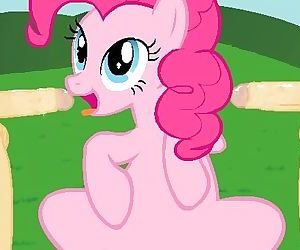 Pinkie Pie bare-breasted..